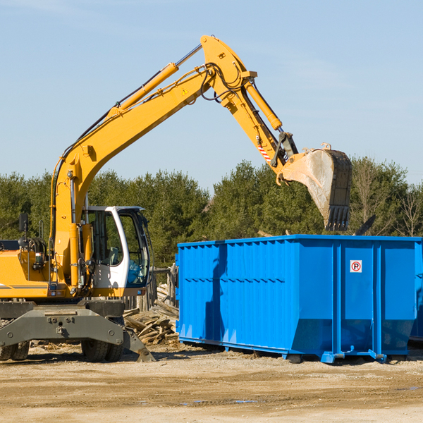 can i rent a residential dumpster for a construction project in The Ranch